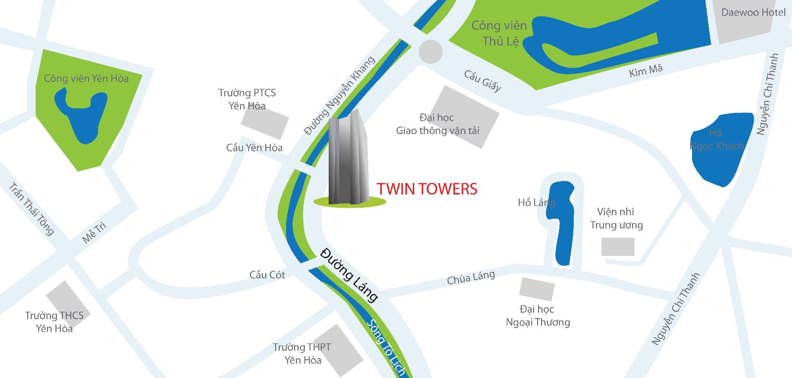 Vị trí của Twin Towers | ảnh 1